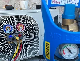 Mesure frigorifique pendant un entretien ou un dépannage de climatisation